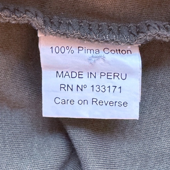 PLANET By Lauren G Boxy Tee with Raw Edge Hem One Size in Mushroom - Picture 11 of 13